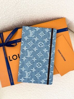 ✨NEW✨Louis Vuitton 2026 Denim Monogram Jane Notebook MM